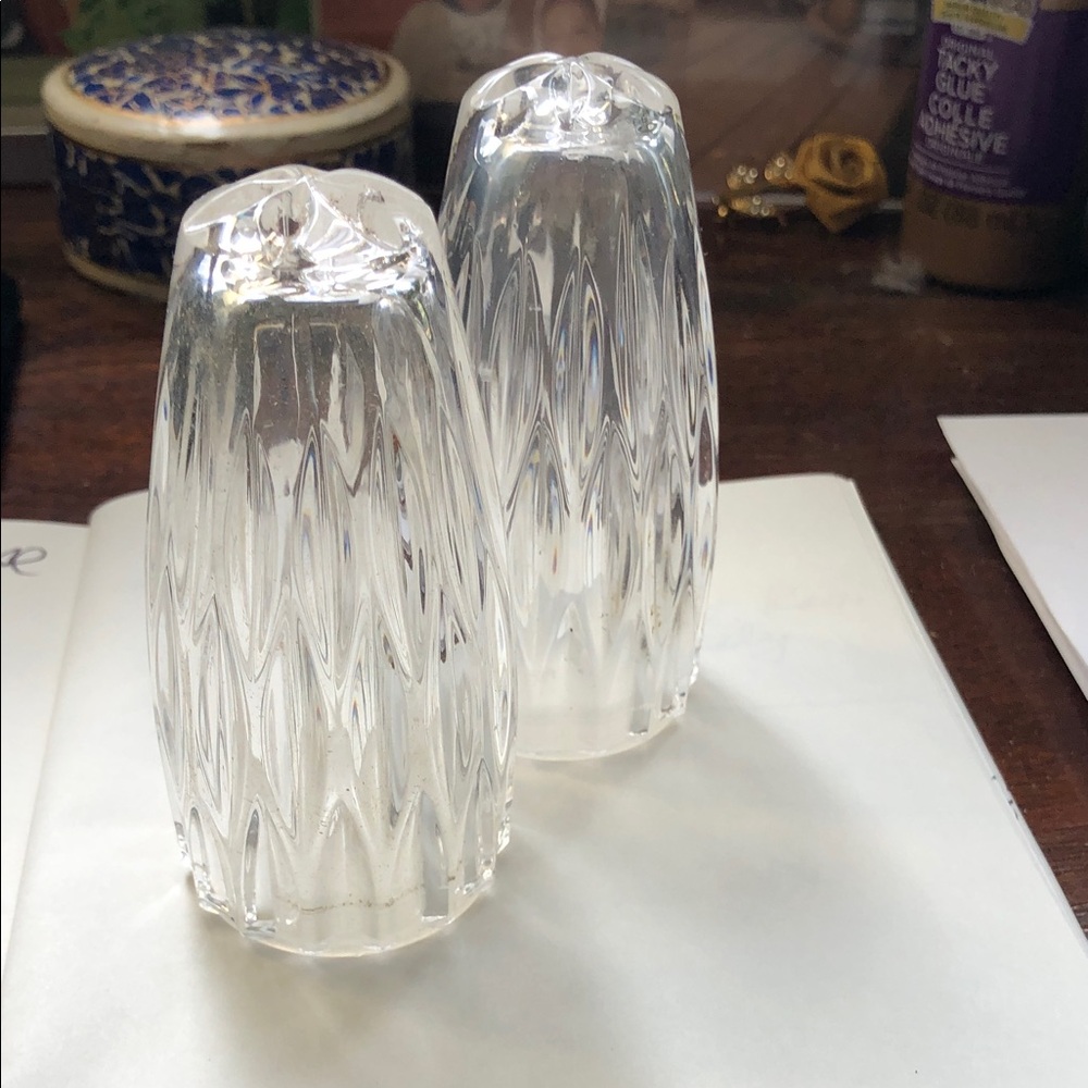 Princess House Crystal Shakers - Set of 2